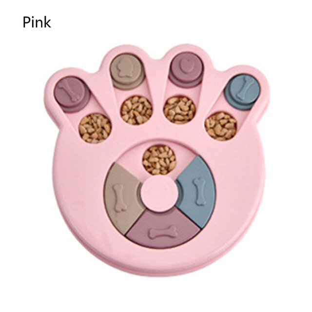 Puzzle Dog Bowl for Slow, Interactive Dog Feeding Games