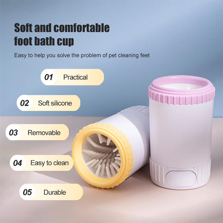 Pet Paw Washer Cup for Cleaner Walks and Mud-Free Floors
