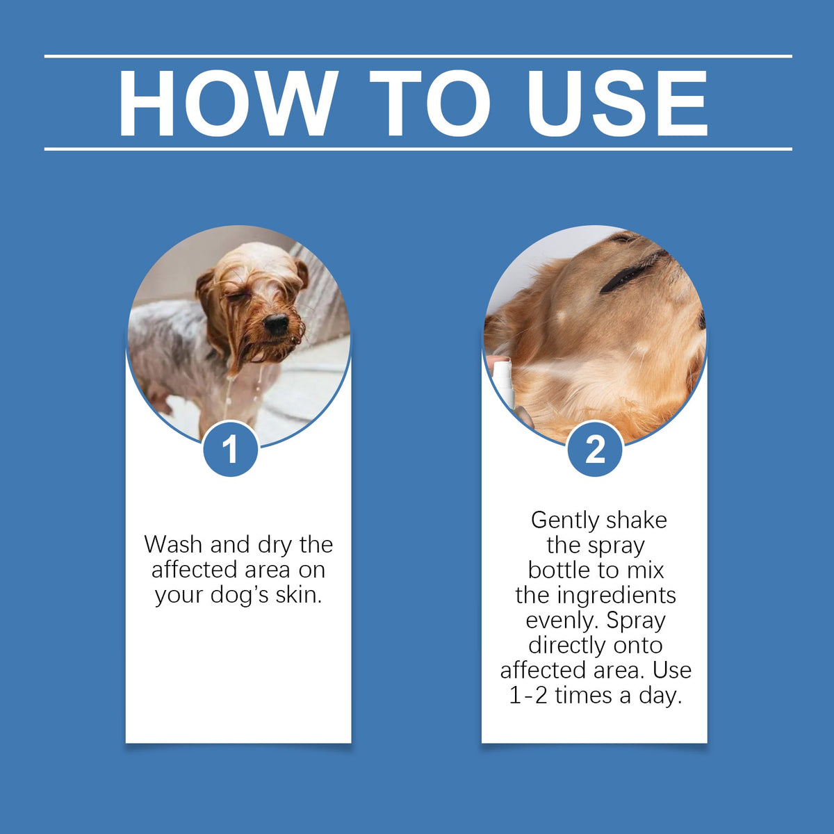 Pet Hot Spot Spray for Dogs & Cats Skin Relief Care