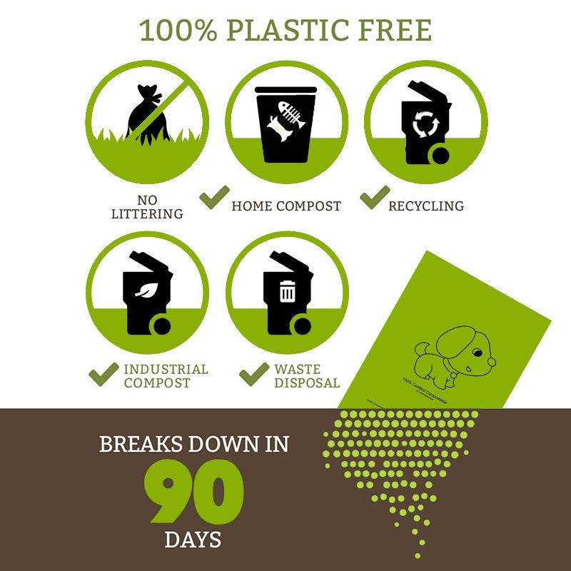 Compostable Dog Poop Bags for Cleaner, Greener Walks