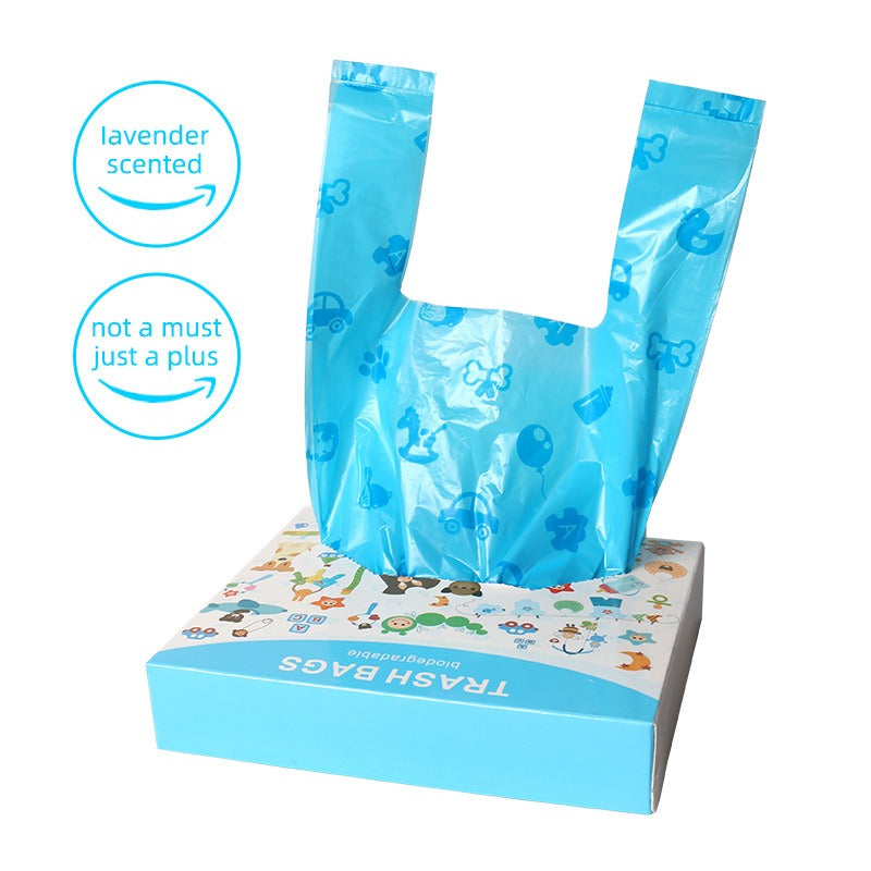 Biodegradable Dog Poop Bags With Easy-Tie Handles, 100