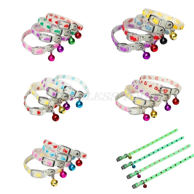 Glowing Pet Collar for Nighttime Walk Visibility & Style