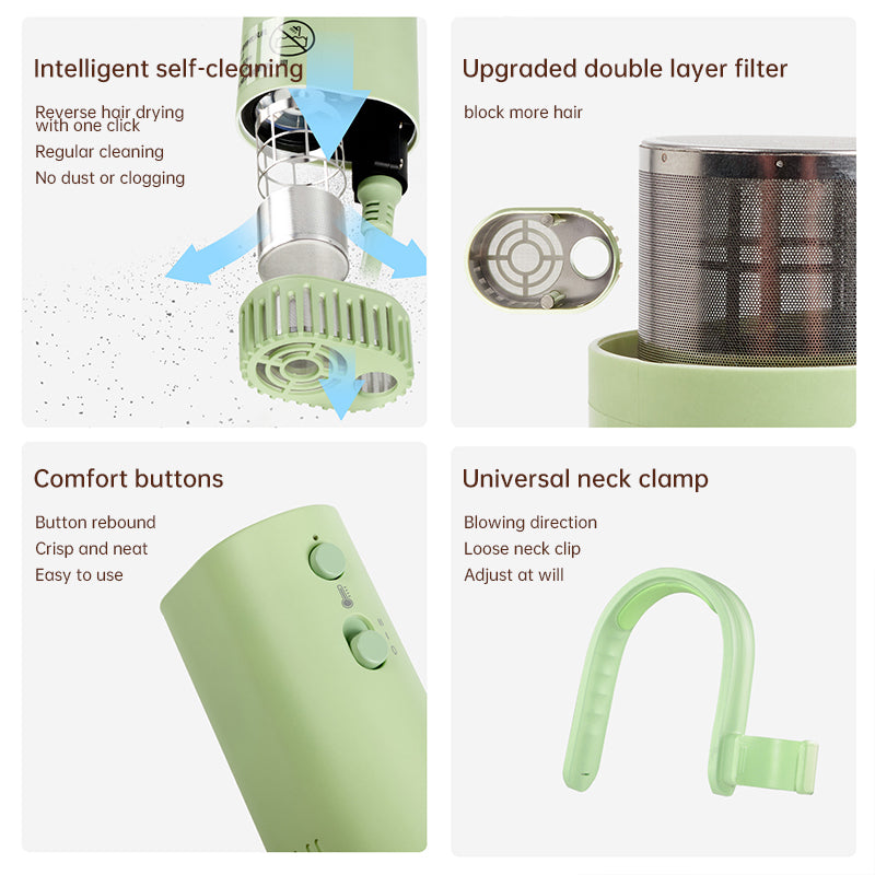 Pet Hair Dryer for Dogs, Hands-Free Adjustable Drying