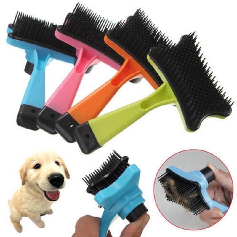 Self-Cleaning Pet Slicker Brush for Dog & Cat Grooming