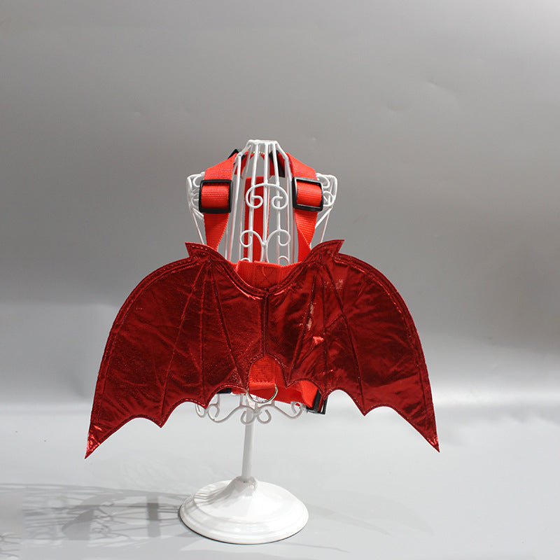 Pet Bat Costume Harness for Stylish Halloween Walks