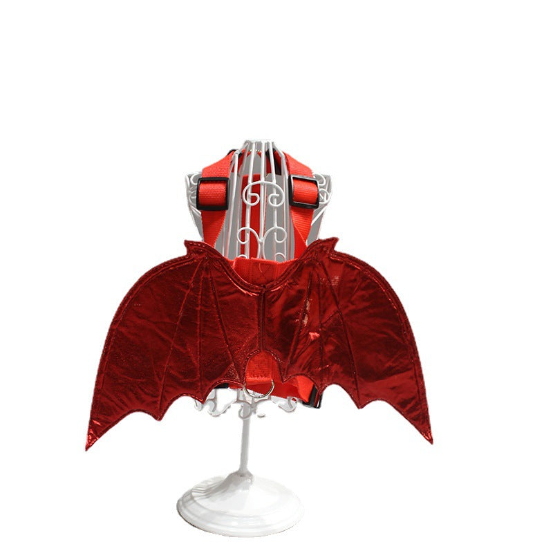 Pet Bat Costume Harness for Stylish Halloween Walks