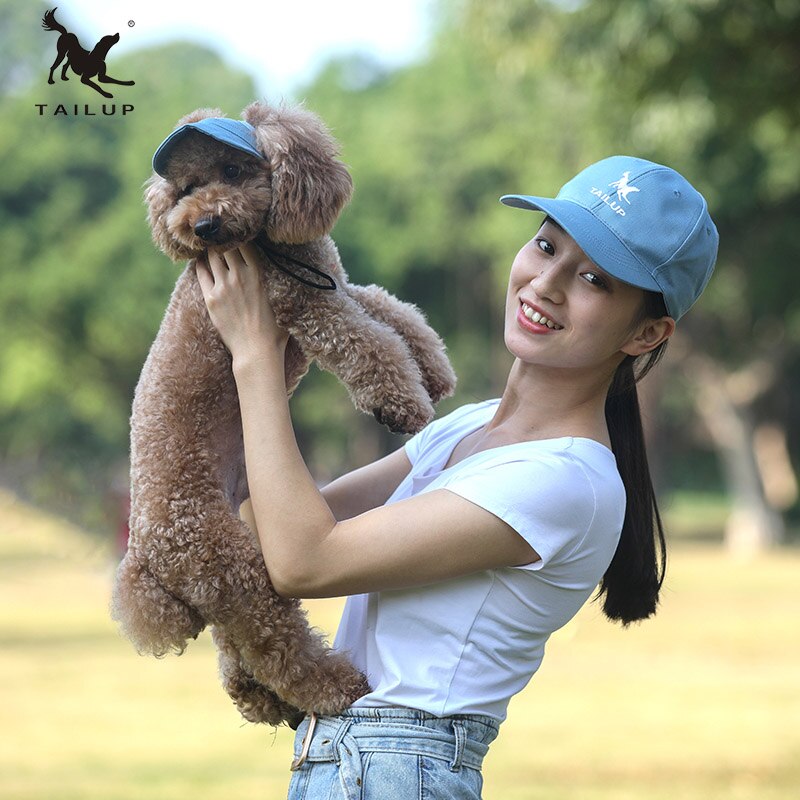 Dog Baseball Cap With Ear Holes for Sun Protection