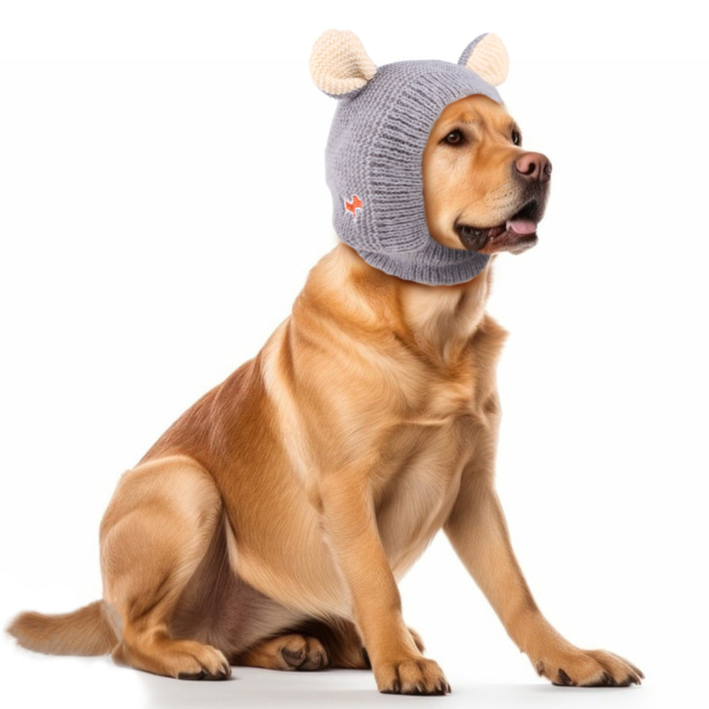 Dog Winter Hat | Warm Bear-Ear Knit for Cold Walks