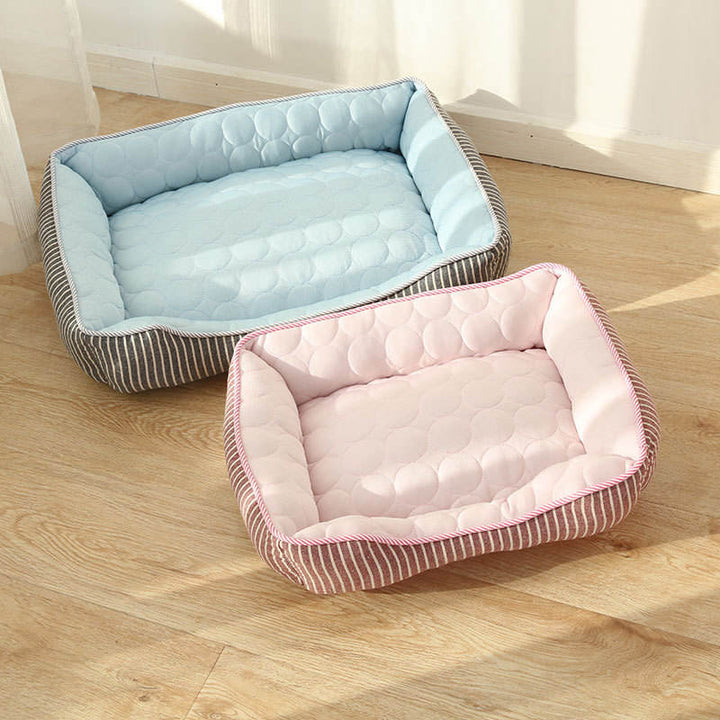 Cooling Dog Bed for Summer: Cushioned Comfortable Rest