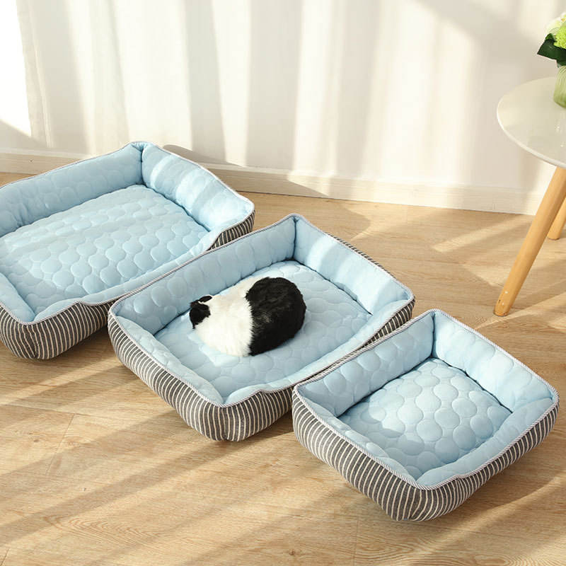 Cooling Dog Bed for Summer: Cushioned Comfortable Rest