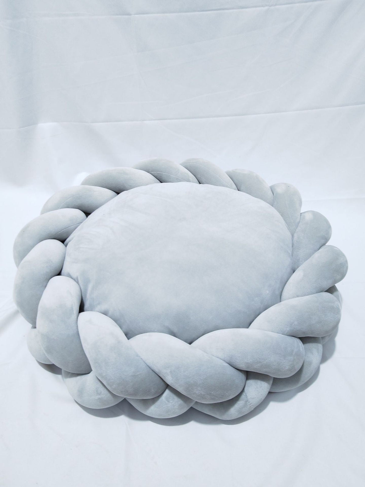 Round Plush Pet Bed for Cozy, Supported Everyday Naps