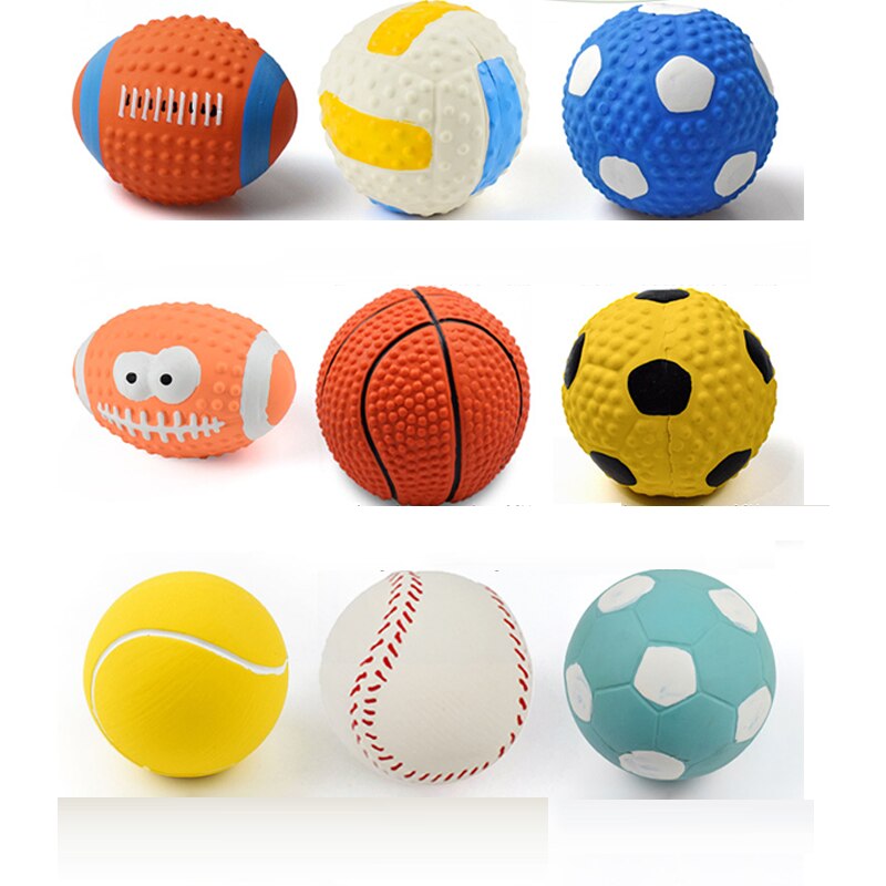 Latex Squeaky Dog Ball for Small Dogs | Chew & Fetch