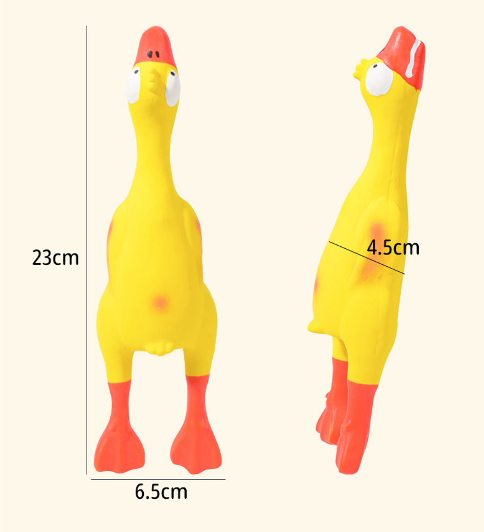 Soft Latex Squeaky Duck Toy for Small & Medium Dogs