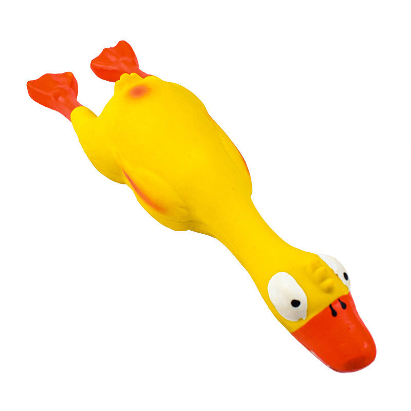 Soft Latex Squeaky Duck Toy for Small & Medium Dogs