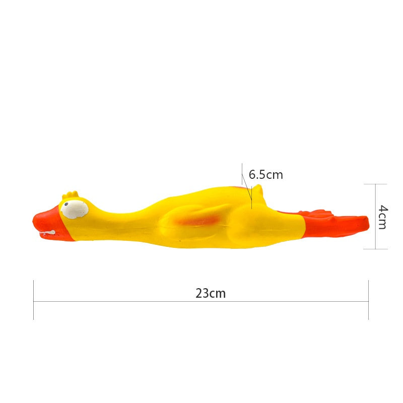 Soft Latex Squeaky Duck Toy for Small & Medium Dogs