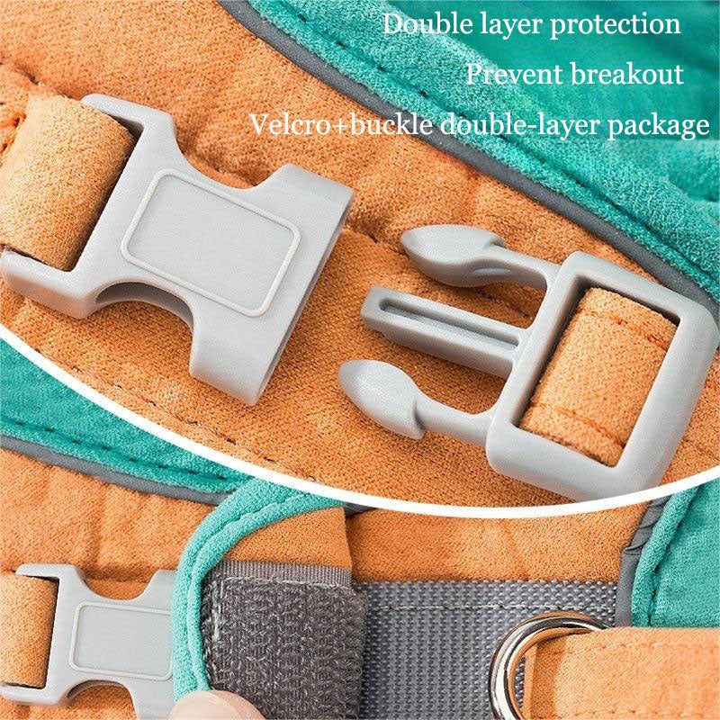 Reflective Cat & Small Dog Harness with Safety Leash