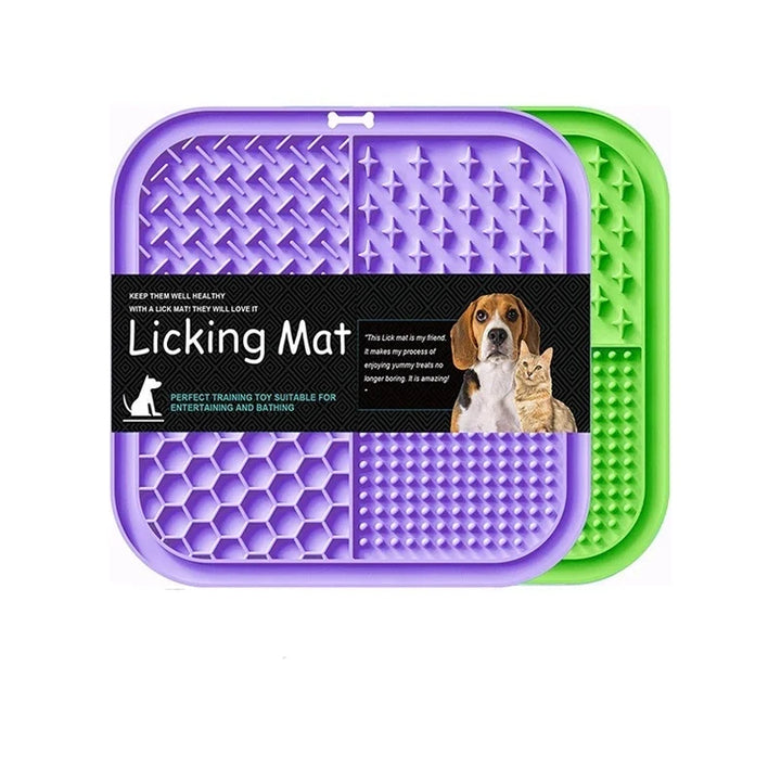 Silicone Lick Mat for Dogs Slow-Feeding Enrichment