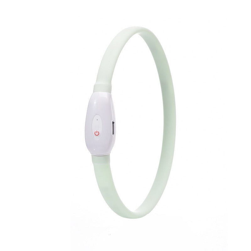USB LED Dog Collar for Nighttime Walking Visibility