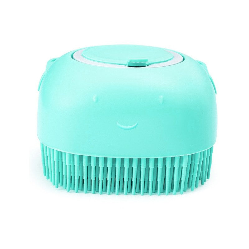 Silicone Pet Massage Brush for Easier Dog Bathing