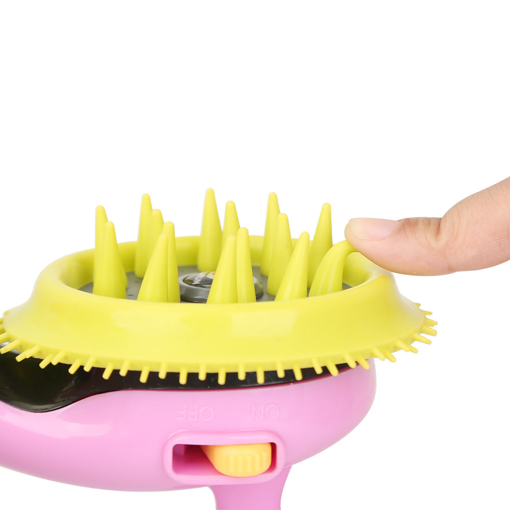 Pet Massage Shower Brush for Easier, Cleaner Baths