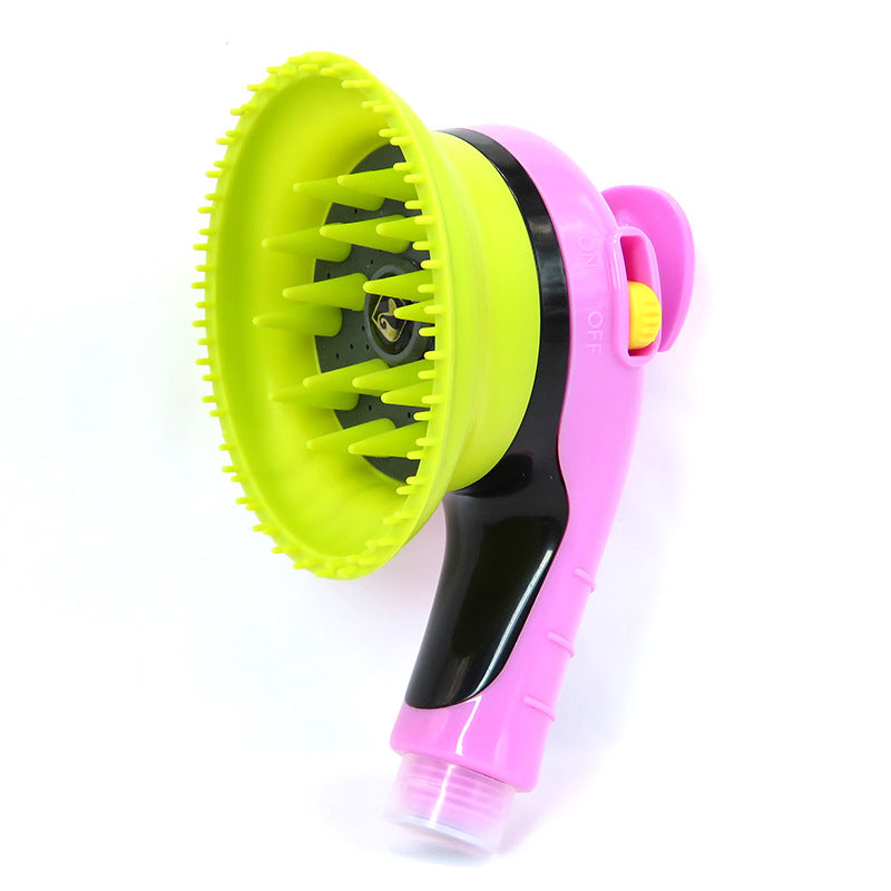 Pet Massage Shower Brush for Easier, Cleaner Baths