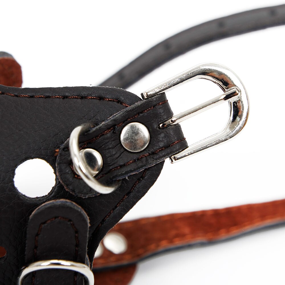 Adjustable Basket Muzzle for Secure Chewing Control