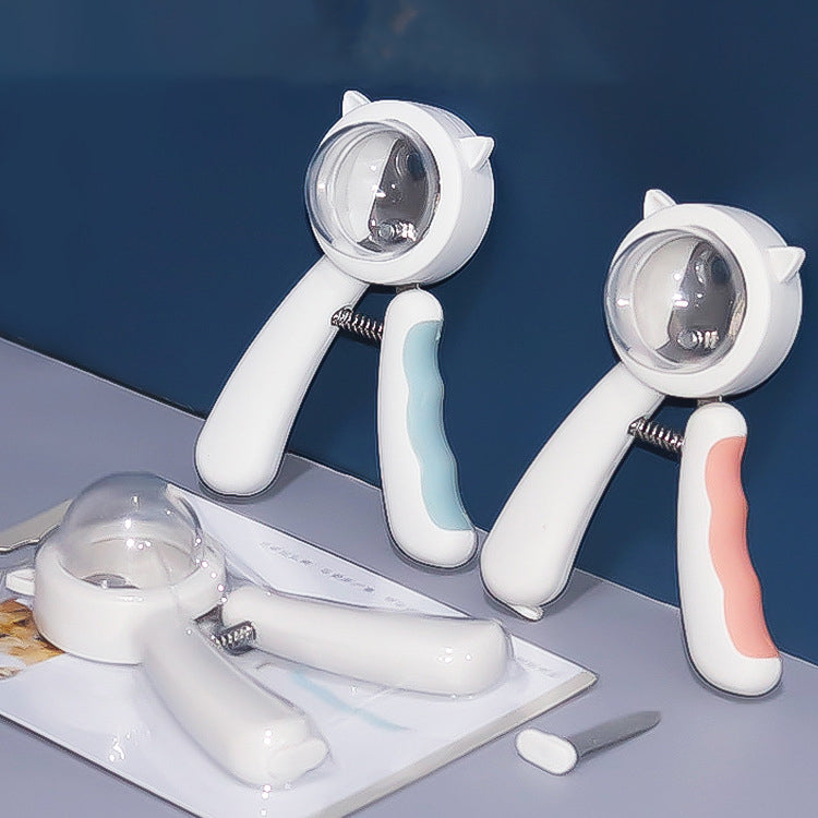 Cat Nail Clipper With Splash-Proof Guard & Rebound