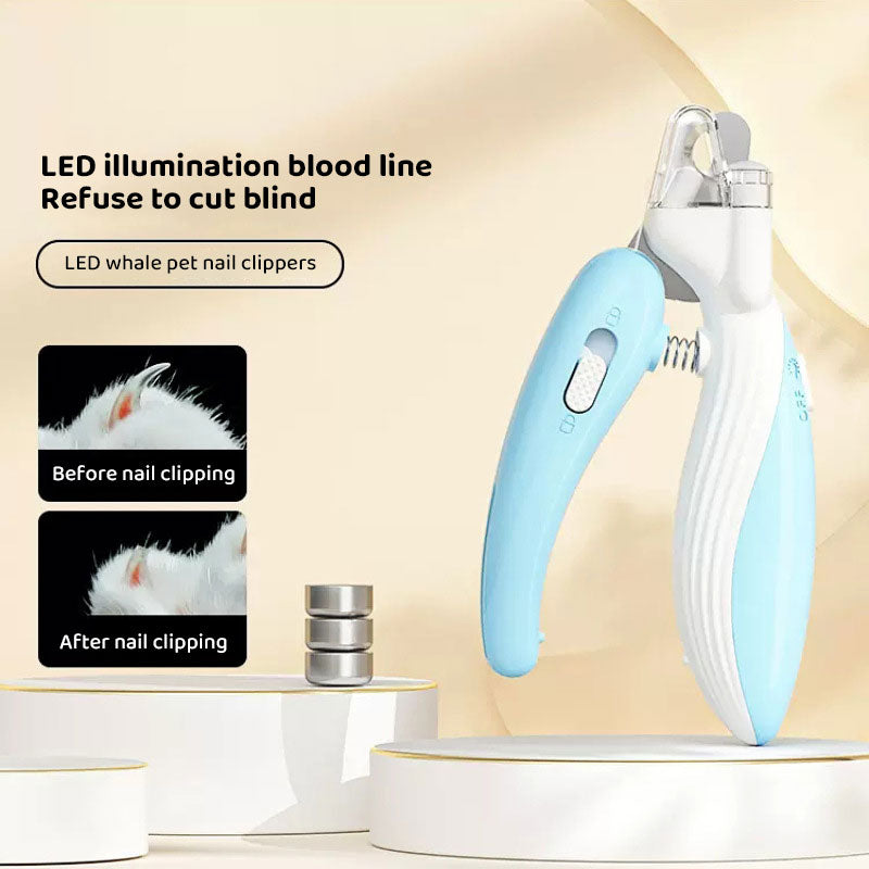 LED Pet Nail Clippers for Safer Dog & Cat Grooming