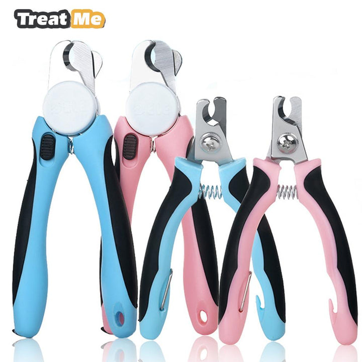 Stainless Steel Dog Nail Clippers with Guard & Grinder