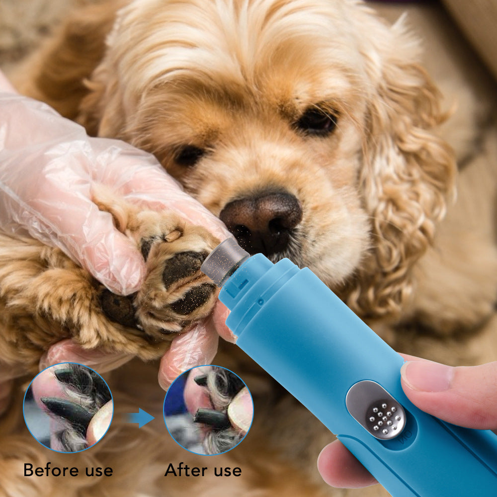 Pet Nail Grinder for Dogs & Cats, Gentle Home Grooming
