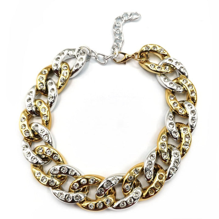 Rhinestone Pet Necklace - Glam Diamond Cat & Dog Collar