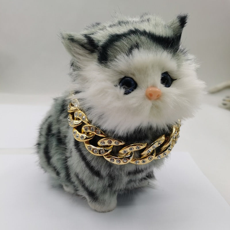 Rhinestone Pet Necklace - Glam Diamond Cat & Dog Collar