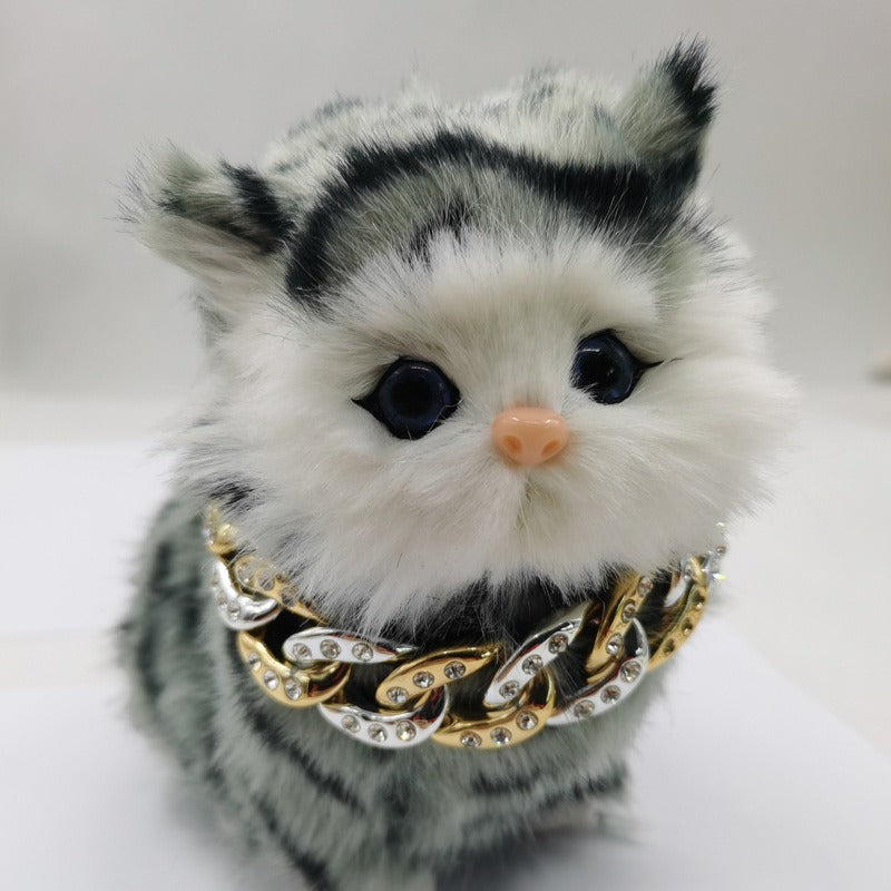 Rhinestone Pet Necklace - Glam Diamond Cat & Dog Collar