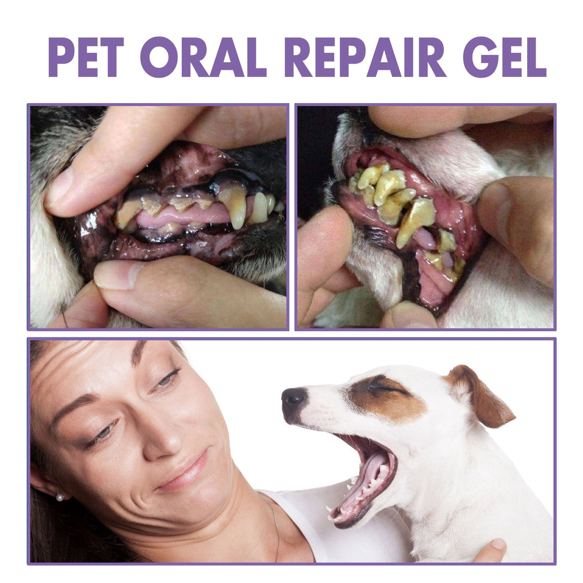Pet Oral Cleaning Gel for Fresher Breath & Cleaner Teeth