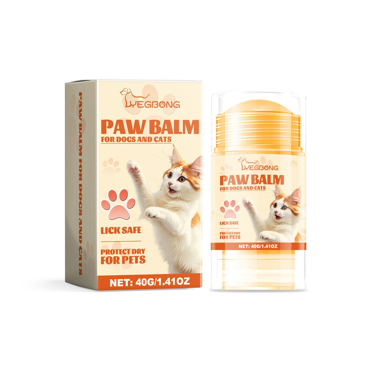 Pet Paw Balm Stick for Soft, Hydrated, Supple Paws
