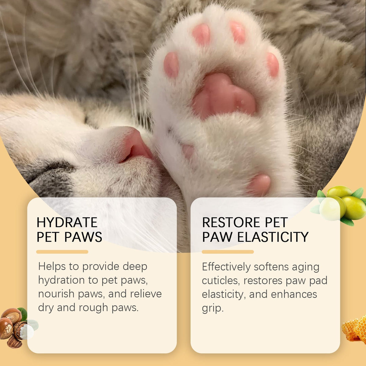 Pet Paw Balm Stick for Soft, Hydrated, Supple Paws