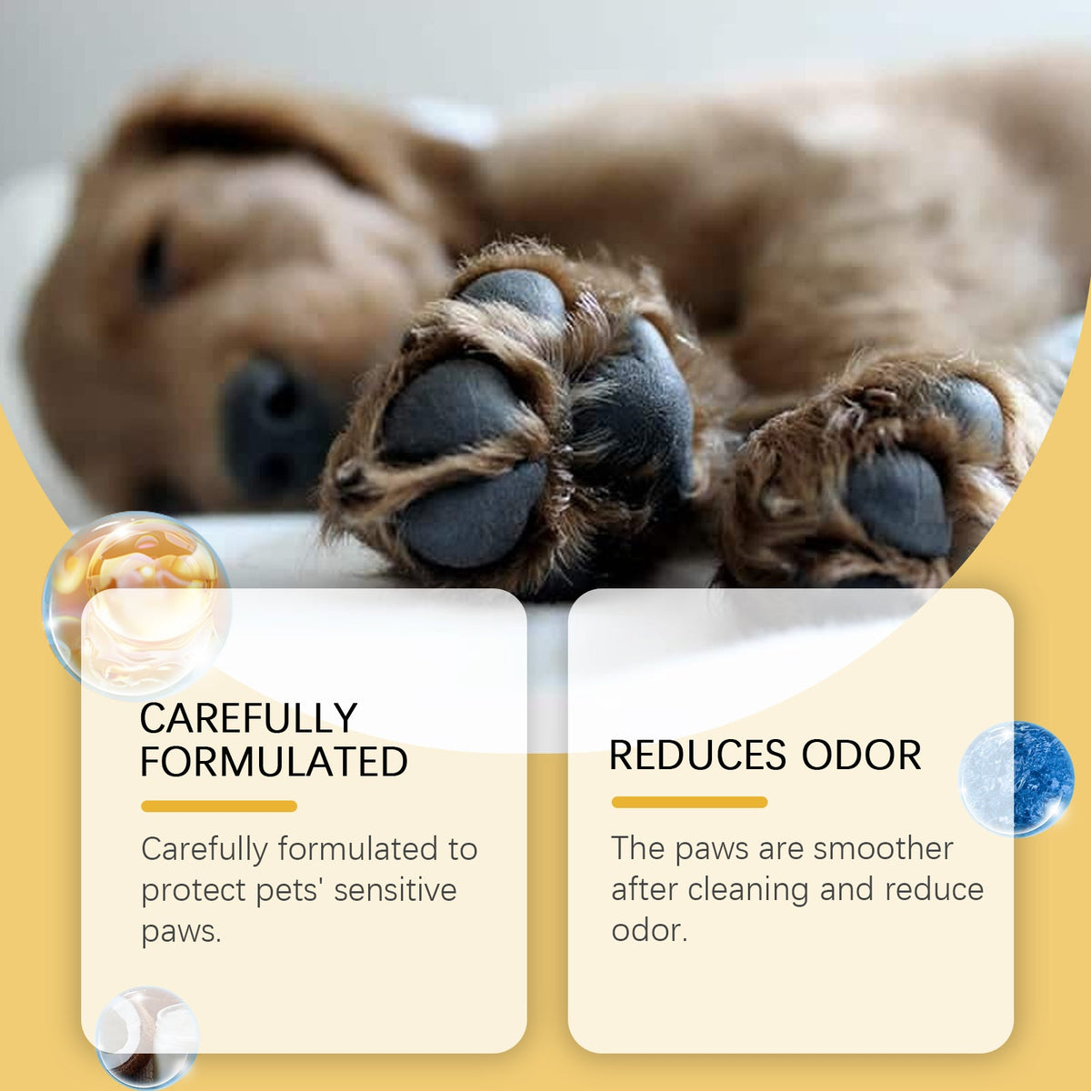 Pet Paw Foam Cleaner for Fast Waterless Cleaning at Home