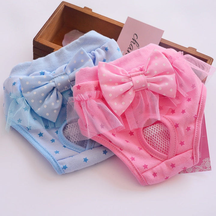 Dog Heat Pants for Small Dogs, Princess-Style Comfort