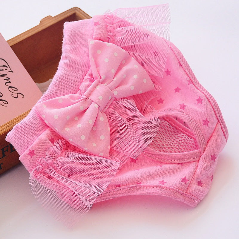 Dog Heat Pants for Small Dogs, Princess-Style Comfort