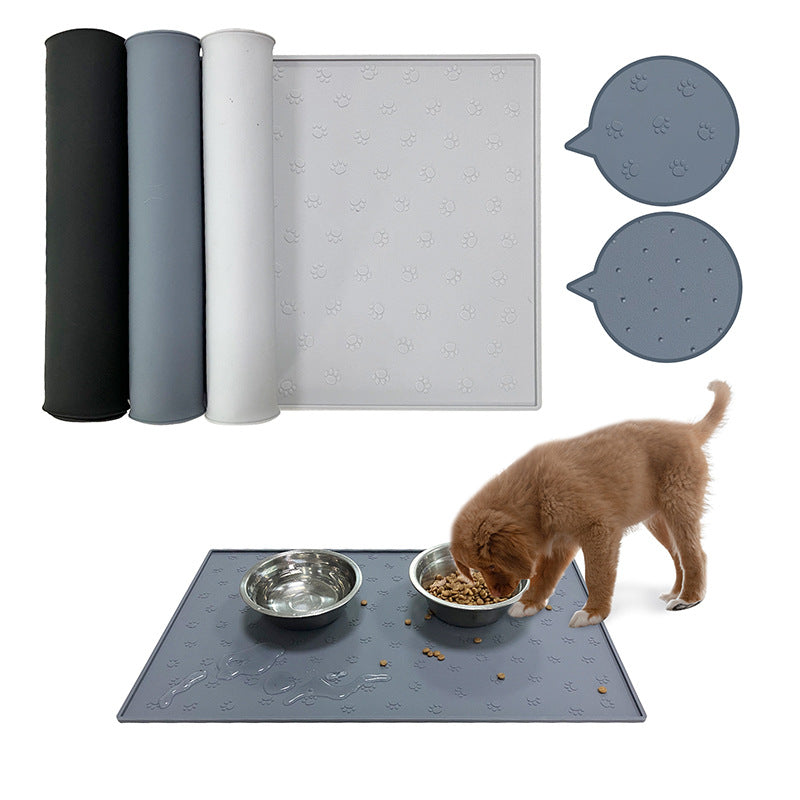 Silicone Pet Placemat for Cleaner, Spill-Free Feeding