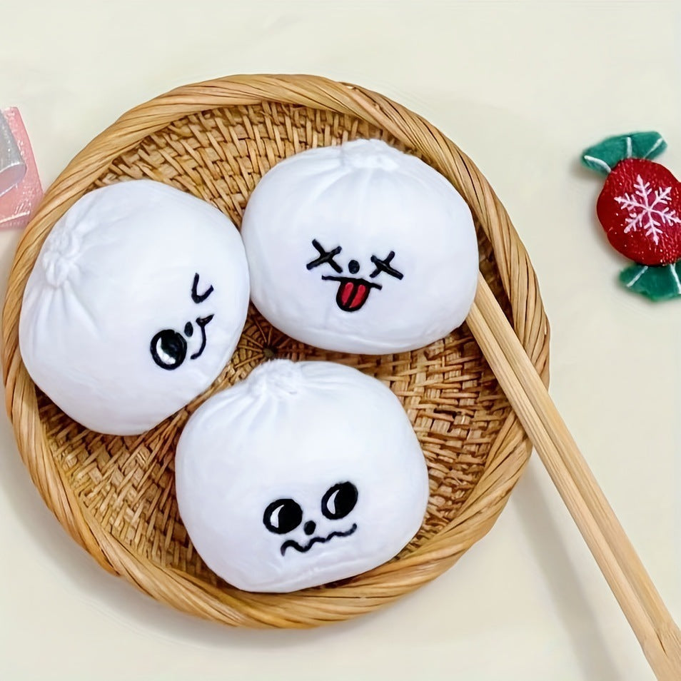 Pet Plush Bun Enrichment Toy for Sniffing and Slow Feeding