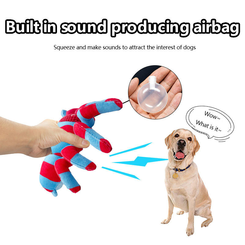 Bite-Resistant Plush Dog Toy for Daily Stress Relief