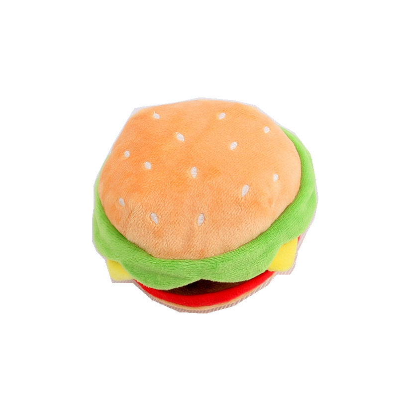 Food-Shaped Plush Dog Toy for Engaging Indoor Play