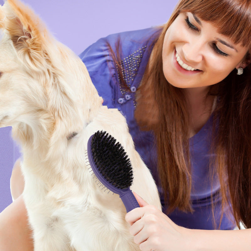 Pet Grooming Comb for Gentle Detangling & Massage