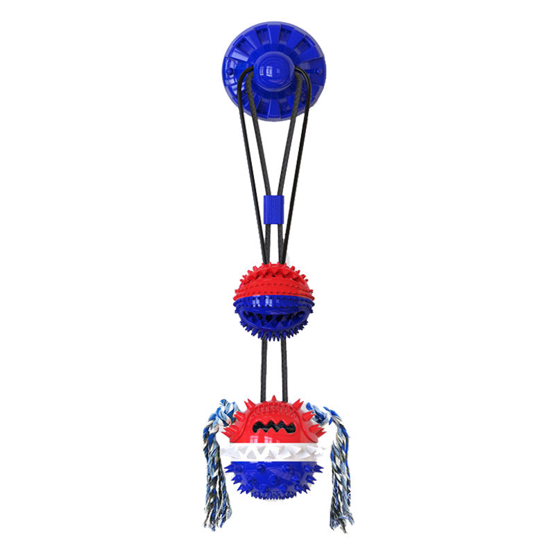 Suction Cup Dog Toy for Interactive Tugging & Chewing