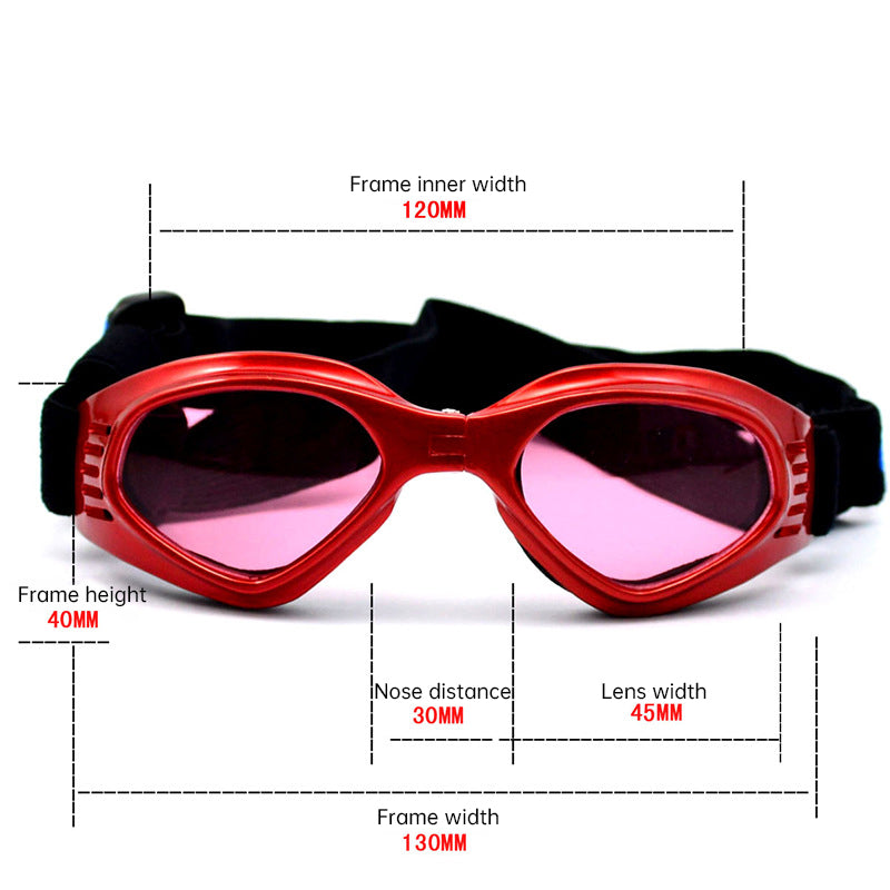 Dog Goggles for Small Dogs | Secure UV Eye Protection