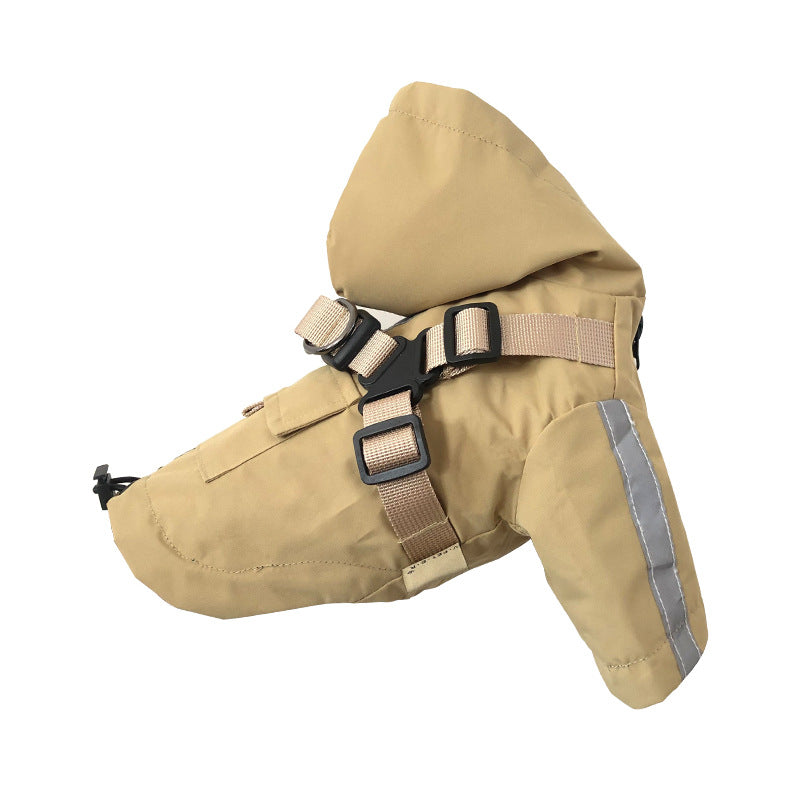 Dog Raincoat With Reflective All-Weather Protection