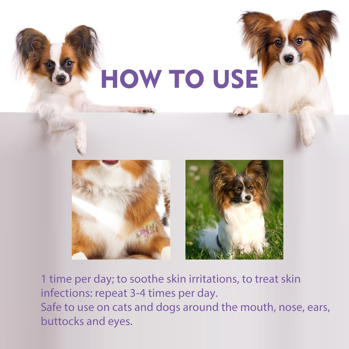 Pet Skin Relief Spray for Itchy Dogs & Cats, 60ml
