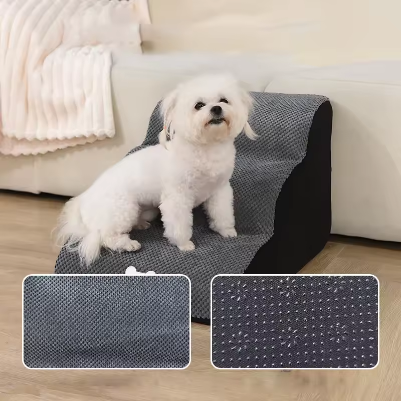 Pet Ramp Stairs for Small Dogs, Safer Sofa Access