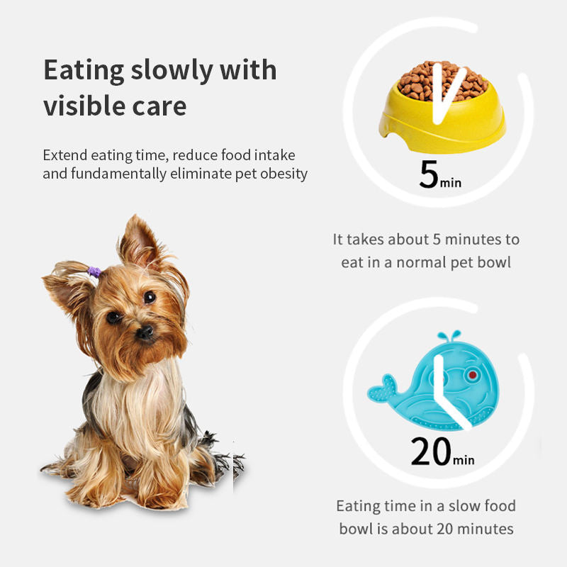 Slow Feeder Dog Bowl for Longer, Engaging Mealtimes
